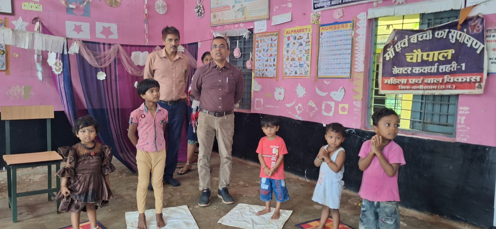 कलेक्टर ने आंगनबाड़ी केन्द्रों का किया औचक निरीक्षण, मिली खामियां*
